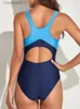 Women's Swimwear Swimwear 2022 Swimsuit Women One Piece Sexy Lady Swimwear Push Up Bodysuit Racing Bathing Suit Fe Sports Mayo Summer Swimming XXL C240412