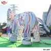 Atividades 4MH (13,2 pés) com soprador personalizado incrível colorido colorido elefante cartoon gigante modelo de ar para publicidade