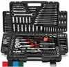 46pcs Toolsets auto reparatie gereedschapskit sleutel set kop ratel pootjes socket sleutel schroevendraaier professionele metaalbewerking gereedschap kit H224943213