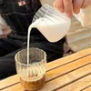 Wine Glasses 150ML Espresso Measuring Cup With Handle Single Spouts Clear Coffee S Glass Heat Resistant Retro Milk Jug