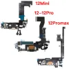 Ładowanie Port Dock Flex Wymienca iPhone 11 12 Mini Pro Max Charger Connector Data Connector Data Flex Cable z mikrofonem