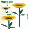 Other Bird Supplies Sunflower Outdoor Feeder Plastic Weather-resistant Hummingbird Pet Wild Watcher Garden Decor Stake