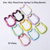 Multicolor Cat Spring Buckle Claps 28*35mm Keychain Hummer Claps Connector för smycken Making Key Ring Carabiner Knot