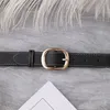 Womens belt Simple all-in-one jeans with girls Insta-style black belt stylish decor