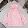Cappotto per bambini di lusso adorabile baby jackets rosa vestiti firmati per bambini taglia 100-150 cm gradiente di stampa completa ragazzi ragazze da ragazza esterno 24pril