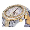 Luxury mirando completamente reloj helado para hombres mujer top artesanía única y caro diamante de mosang 1 1 5a relojes para hip hop industrial lujo 8144