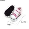 1pc innovant et pratique de 3,5 cm de poupée mini chaussures pour poupée russe 1/6 baskets chaussures bottes doigt danse toile toile chaussures 2024