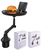 Adjustable Car Cup mounts Drink Coffee Bottle Organizer Accessories Food Tray Automobiles Table for Burgers French Fries phone hol9858087