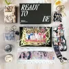 Kpop Boad Twice Gift Box 70pcs prêt à être des ensembles d'albums Jihyo Dahyun Sana Chaeyoung Tzuyu Keychain Photocard Tapes for Fans Collection