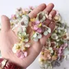 Fleurs décoratives Multicolor Home Garland Wedding Artificial Mini Silk Flower Heads Daisy