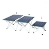 Camp Furniture Lightweight Outdoor Portable Foldable Dining Table High-Strength Aluminum Alloy Picnic Cam Barbecue Drop Delivery Sport Dhtjo