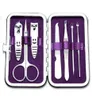 Ferramentas de unha Whole7pcs Novo conjunto de manicure para preços de unhas Clippers Scissors Viagem Kits de coleta de grooming Case2993871