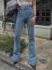Frauen Jeans Herbst Pant Women High Taille Modis Bodycon Flare Ladies Hosen koreanische Stil lässige Frau Hosen 2024 Pantalon Mujer