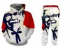 New Menwomens KFC Colonnello Funny 3D Print Tracksuits Suitnit Crewneck Hip Hop Selda e pantaloni da 2 PC Set Hoodies5938104