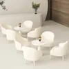 Relaks biały pojedyncza sofa salon indywidualne nordyckie salony jadalni krzesło dorośli Sedie Cucina meble domowe MQ50cy