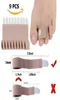 Broken Toe Wraps Toe SPLINT Röjare Wrap Antislip Brace Corrector för Crooked Hammertoe Wraps Cyned Bandage Hammer Toe9630085