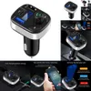 Новый 2024 2024 Другой автомобильный автомобиль Auto Electronics Car FM -передатчик Dual USB PD Type C Fast Charge Bluetooth 5.0 Handsfree Car Kit Audio MP3 Модулятор поддержка игрока TF Card