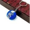 Basketball Keychain Star Nom Souvenir Sac de clés de trousse en caoutchouc En caoutchouc PVC Match Ball Sport Fans Collecble Gift For Men Friends