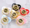 Pacifiers Colors Cartoon Crown Baby Pacifier Golden Dummy Bling Toddler Pacy Orthodontic Nipple Infant Shower Gift 018 MonthsPac5664077