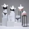 Women's Underwear Mannequins Props Female Half-length Bra Window Display Rack Clothing Store Underwear Sexy Girl Fake Mannequin