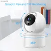 Câmeras IP 3MP 2K WiFi Mini PTZ Câmera IP Rastreamento automático