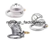 MASSAGE 3 Styles en acier inoxydable 3 taille Bird Cock Cage Lock adulte jeu métal metal de ceinture mâle pénis Ring Sex Toy pour hommes4176047