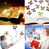 5pcs Magic Flying Butterfly Fley Flying Toys Winding Rubber Rubber Band Wind Up Toy Color Butterfly закладка для удивления