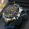 AP Wrist Watch Montre Royal Oak Offshore Series 26470SO Precision Steel Ceramic Ring Vampire Mens Timekeeping Fashion Causal Business Sports Machinery Watch