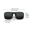 Солнцезащитные очки Vivibee Polarized Clip Clip на солнцезащитных очках для вождения темного UV400 Фотохромная антилар