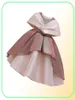 Flower Baby Girls Jurk Opening Ceremonie Kleding Silk Tutu Feestavond Elegante meisjes Princess Jurk Kids Vestidos1491534