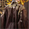 Costumes de anime Anime Trajes Homens Mulheres Halloween Carnival Cosplay Costume Mulheres Antigas Chinesas Hanfu Brown Setty Round Plus Size 2xl 240411