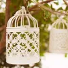 Metal Lantern Tealight Bandlersder suspendu Lanterns Birdcage Candlestick Home Decor