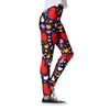 Women's Pants Lovesy Stripes Day Print Leggings For Yoga Running Valentine's