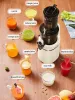 Juicers Nieuwe elektrische langzame sapperfruitgroenteschroeft Koud Press -extractor Filterfree Squeezer Citrus Juicer Portable Blender 220V