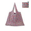 Storage Bags Foldable Eco-Friendly Shopping Reusable Large Capacity Portable Bag Cartoon Printing Shoulder