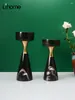 Titulares de vela Decoração do quarto Luxo Moda Stick Sticxer vintage Candlestick Stone Minimalist Decor simples Kaarsen C