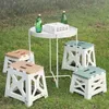 Sedie di feci pieghevoli in plastica bagno minimalista pedicure trucco commedi per ufficio giardino giardino mobili da patio tabouret