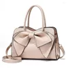 SOLDI PERCHIO 2024 Summer Borse Crocodile Pattern Bow Ladies One-Shoulder Diagonale Borsa Luxuria per tutta la partita