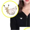 Pinnen, broches slak broche dieren pinnen email schattig dierenmeisje vrouwen cadeau sjaal hoed cap jurk kleding accessoires sieraden drop del dh81f