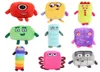 10PCSLOT Numberblocks en peluche Toys Educational Number Number Blocs Toys Cartoon Figure Plushies4600898