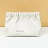 Bolsas de cosméticos colorido sólido PU Leaf Spring Bag criativo armazenamento autônomo de um item pequeno de estilo coreano ao ar livre