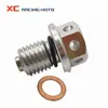 M12x1.5 Oil Drain Plug Bolt Screw For Yamaha YZ 125 250 250X 80 100 400 400F 465 490 WR 250R 250X 200 500 YZF R25 R3 MT 03 25