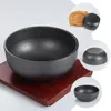 Bowls Korean Grill Pan Asia Daily Use Serving Bowl Stone Multi-Function Cast Iron Cuisine Bibimbap