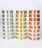 020304050608mm 10roll Cordon d'alliage argent Gol Color Colte Corde Corde en cuivre Fils de perles pour bijoux de bricolage4289102