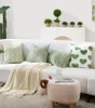 Pillow Fashion Design Avocado Heart Green Pillow / ALMOFADAS CAS SEAT MODERNE COUVERTURE BACK 30X50 45 50 Jet décoratif