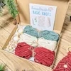 Tapestries Christmas Tree Macrame Kit Handmade Cotton Rope Preparation Material With Tutorial DIY