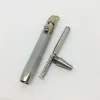 Pennen 1 pc's handgemaakte mini -pistool bout roestvrijstalen pen vaste draagbare zak metaal hanger ballpoint ball pen zelfverdediging EDC