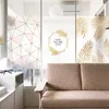 Window Stickers City Landscape Pattern Electrostatic Glass Sticker Frosted Opaque Bathroom Office Anti-light Anti-peeping Film