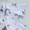 Jednoczęściowe 0-3t Baby Boys Dinosaur Swimsuit Okoła szyja połowa suwaka w dolnej części rękawowej oszusta niemowlęta kąpiel