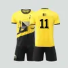 Football Jersey 2324 Dortmund Home Training Adult Set Sport Team Uniform Group Köp för mäns och kvinnors